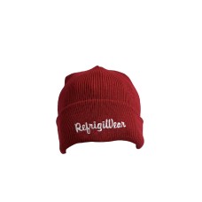 RefrigiWear Cappello rosso con logo lettering