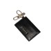 Guess portatessere nero con logo nella parte anteriore 