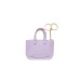 Guess portachaive a borsa lilla con logo