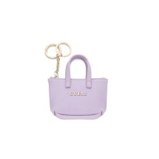 Guess portachaive a borsa lilla con logo