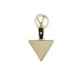GUESS PORTACHIAVE IN SAFFIANO TRIANGLE BLACK