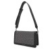 JOHN RICHMOND BORSA A TRACOLLA NERA DA DONNA CON STAMPA ALL OVER 