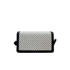 JOHN RICHMOND BORSA A TRACOLLA BIANCA DA DONNA CON STAMPA ALL OVER 