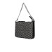 JOHN RICHMOND BORSA NERA A SPALLA DA DONNA CON STAMPA ALL OVER 