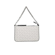 JOHN RICHMOND BORSA BIANCA A SPALLA DA DONNA CON STAMPA ALL OVER 