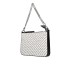 JOHN RICHMOND BORSA BIANCA A SPALLA DA DONNA CON STAMPA ALL OVER 