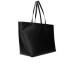 JOHN RICHMOND SHOPPING BAG A SPALLA NERA CON LOGO RICH BIANCO 
