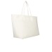 JOHN RICHMOND SHOPPING BAG A SPALLA BIANCA CON LOGO RICH NERO 