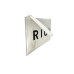 JOHN RICHMOND POCHETTE BIANCA CON LOGO RICH NERO 