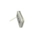 JOHN RICHMOND PORTAFOGLIO BIANCO CON LOGO RICH NERO 