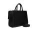 JOHN RICHMOND TOTE BAG NERA A MANO CON LOGO RICH ORO 