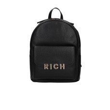JOHN RICHMOND ZAINO NERO DA DONNA CON LOGO RICH ORO 