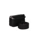 JOHN RICHMOND BORSA SMALL NERA A MANO CON INIZIALI DEL LOGO ARGENTO 