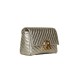 JOHN RICHMOND BORSA SMALL ARGENTO A TRACOLLA CON BORCHIE ORO 