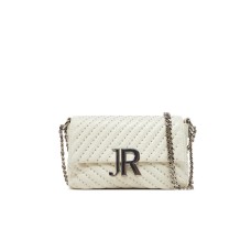 JOHN RICHMOND BORSA SMALL BIANCA A TRACOLLA CON BORCHIE 