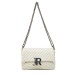 JOHN RICHMOND BORSA SMALL BIANCA A TRACOLLA CON BORCHIE 