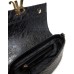 JOHN RICHMOND BORSA A SPALLA DA DONNA NERA CON BORCHIE ORO  