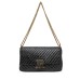 JOHN RICHMOND BORSA A SPALLA DA DONNA NERA CON BORCHIE ORO  