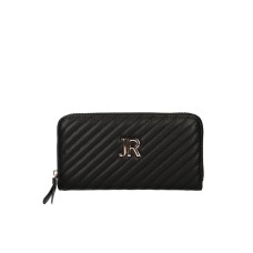 JOHN RICHMOND PORTAFOGLIO NERO CON LOGO JR ORO 