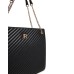 JOHN RICHMOND BORSA NERA A SPALLA DA DONNA CON LOGO JR ORO  
