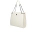 JOHN RICHMOND BORSA BIANCA A SPALLA DA DONNA CON LOGO JR ARGENTO