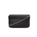 JOHN RICHMOND BORSA MEDIUM NERA A TRACOLLA CON INIZIALI DEL LOGO ORO 