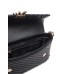 JOHN RICHMOND BORSA MEDIUM NERA A TRACOLLA CON INIZIALI DEL LOGO ORO 