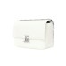 JOHN RICHMOND BORSA BIG BIANCA A TRACOLLA IN PELLE CON INIZIALI DEL LOGO ARGENTO 