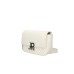 JOHN RICHMOND BORSA SMALL BIANCA A TRACOLLA IN PELLE CON INIZIALI DEL LOGO ARGENTO 