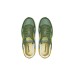 Saucony shadow original sneakers verde con inserti gialli 