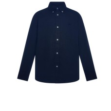 SUN68 BOYS CAMICIA BLU CON LOGO TONO SU TONO 