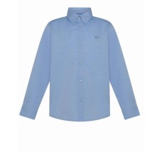 SUN68 BOYS CAMICIA AZZURRA CON LOGO IN BLU 