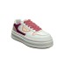 BLAUER SNEAKERS DA DONNA BIANCA CON INSERTI FUCSIA E ROSA 