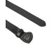 BLAUER CINTURA NERA DA DONNA CON FIBBIA CON STRASS E LOGO LETTERING 