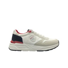 BLAUER SNEAKER IN LEATHER E NYLON WHITE 