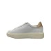 BLAUER SNEAKER IN LEATHER WHITE SATIN NUDE