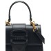 BLAUER BORSA A MANO NERA DA DONNA CON LOGO TONO SU TONO 