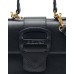BLAUER BORSA A MANO NERA DA DONNA CON LOGO TONO SU TONO 