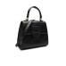 BLAUER BORSA A MANO NERA DA DONNA CON LOGO TONO SU TONO 