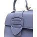 BLAUER BORSA A MANO LILLA DA DONNA CON LOGO TONO SU TONO  
