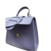 BLAUER BORSA A MANO LILLA DA DONNA CON LOGO TONO SU TONO  