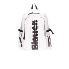 BLAUER ZAINO BIANCO CON LOGO LETTERING NELLA PARTE ANTERIORE 