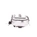 BLAUER ZAINO BIANCO CON LOGO LETTERING NELLA PARTE ANTERIORE 