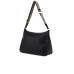 POLLINI BORSA NERA A TRACOLLA CON STAMPA HERITAGE 