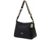 POLLINI BORSA NERA A TRACOLLA CON STAMPA HERITAGE 