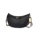 POLLINI BORSA HOBO NERA A TRACOLLA CON DETTAGLIO STAMPA HERITAGE 