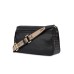 POLLINI BORSA NERA A TRACOLLA CON DETTAGLIO STAMPA HERITAGE 