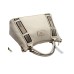POLLINI BORSA A MANO DA DONNA BEIGE CON LOGO LETTERING ORO 