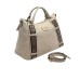 POLLINI BORSA A MANO DA DONNA BEIGE CON LOGO LETTERING ORO 