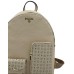 POLLINI ZAINO AVORIO CON TASCHE  NELLA PARTE FRONTALE IN HERITAGE 